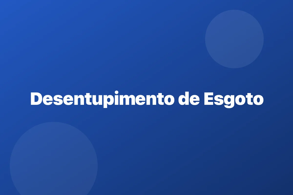 Desentupimento de esgoto em Belém – limpeza da coluna